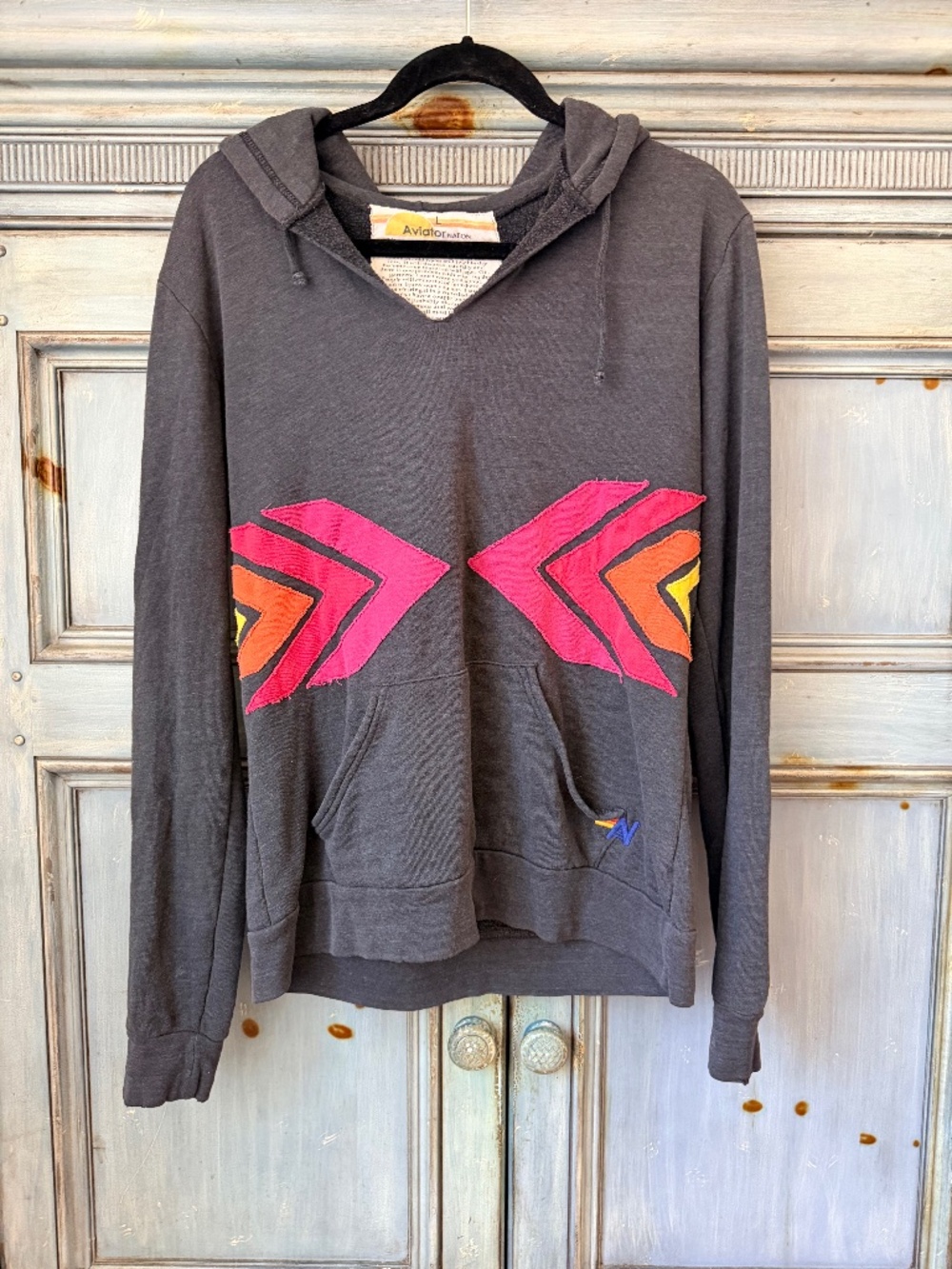Aviator Nation Unisex Hoodie Size L